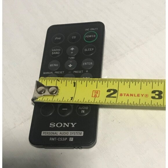 Sony Personal Audio System Remote RMT-CS3iP - Picture 3 of 6